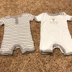 Two baby rompers
